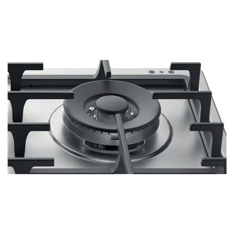 Hotpoint | PPH 60G DF/IX | Hob | Gas | Number of burners/cooking zones 4 | Rotary knobs | Stainless steel - 3